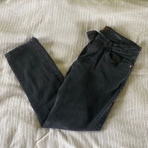 Copper & Oak Slim Straight Black Jeans 34/32
